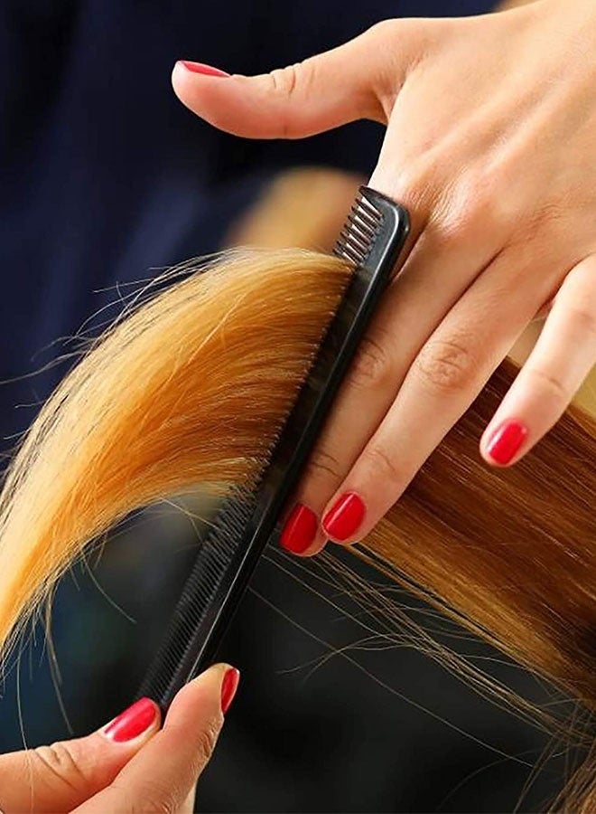 HOOTO 10 piece set of professional salon combs, black, suitable for men, women, and children - Image 5