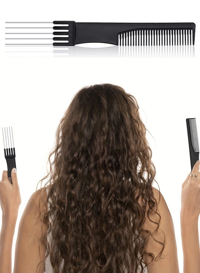 HOOTO 10 piece set of professional salon combs, black, suitable for men, women, and children - Image 4