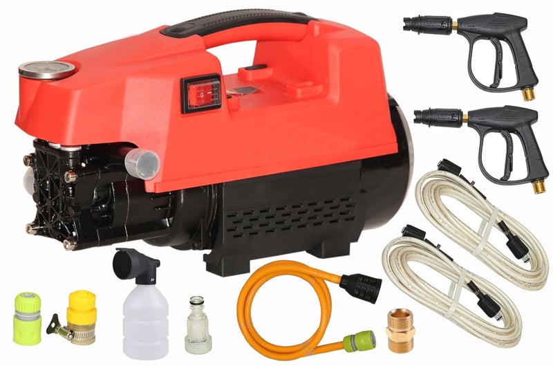 Digital Craft Digital Craft Car Washer 220v Electric Home Portable Brush The Car Water Grab High Power Strong Washing Machine 2300W High Pressure Clean MachineWasher GunWasher Pipe 8MTR with Connector  - Image 1