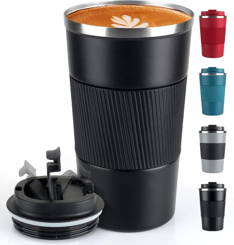 RNGODO Coffee Mug 17oz - Insulated Travel Mug Spill Proof with Leakproof Lid Vacuum Stainless Steel Travel Coffee Mug Water Tumbler to GO, Reusable Coffee Cup for Men and Women for Hot & Cold Drinks - Image 1
