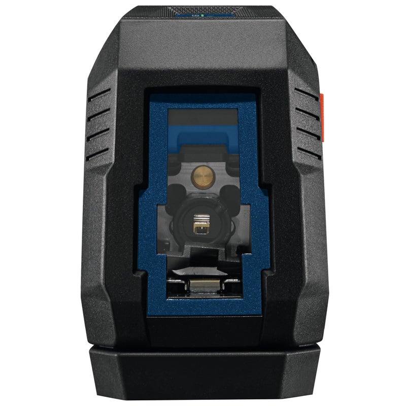 BOSCH GLL50-20G 50 Ft Green-Beam Self-Leveling Cross-Line Laser, Includes Integrated Magnetic Mount, 2 AA Batteries, & Soft Pouch - Image 3
