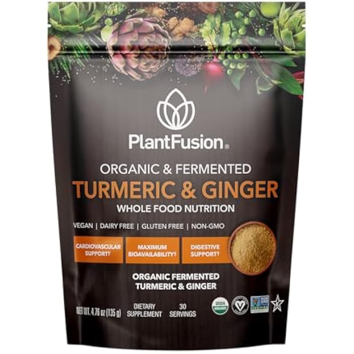 PlantFusion SoTru Organic Fermented Turmeric and Ginger, 4.76 Ounce - Image 1