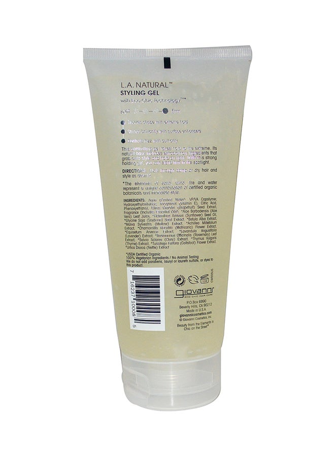 Giovanni L.A. Natural Styling Gel 200ml - Image 2