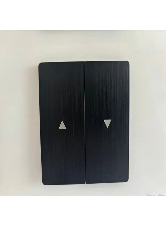 CL Curtain switch to control the up and down of electric curtains or shutters. It features two arrows, one pointing up and the other down. - Image 2