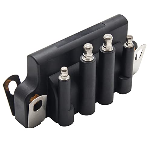Somusen 583740 0583740 Dual Plug Wire Ignition Coil Compatible with 87-99 Johnson Evinrude OMC 18-5170 183-3740 583298 879614 2hp - 175hp Engines - Image 1