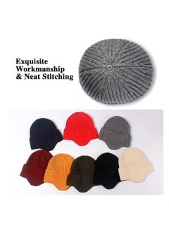 SYOSI SYOSI Winter Beanies with Ear Flaps for Men Women, Stocking Caps Warm Ear Flap Hat with Fleece Lined Knit Brimmed Ski Cap  - Image 5