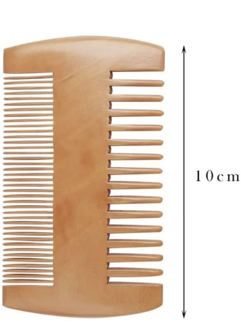 Generic Comb Natural Sandalwood Wooden with Dual Sided  - Image 1
