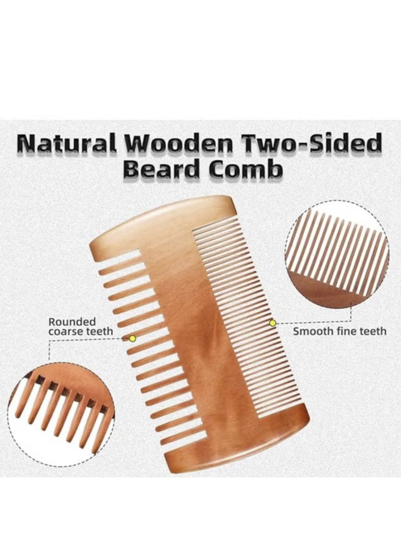 Generic Comb Natural Sandalwood Wooden with Dual Sided  - Image 3