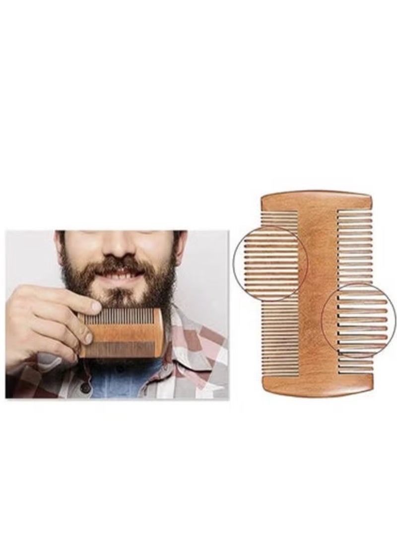 Generic Comb Natural Sandalwood Wooden with Dual Sided  - Image 4