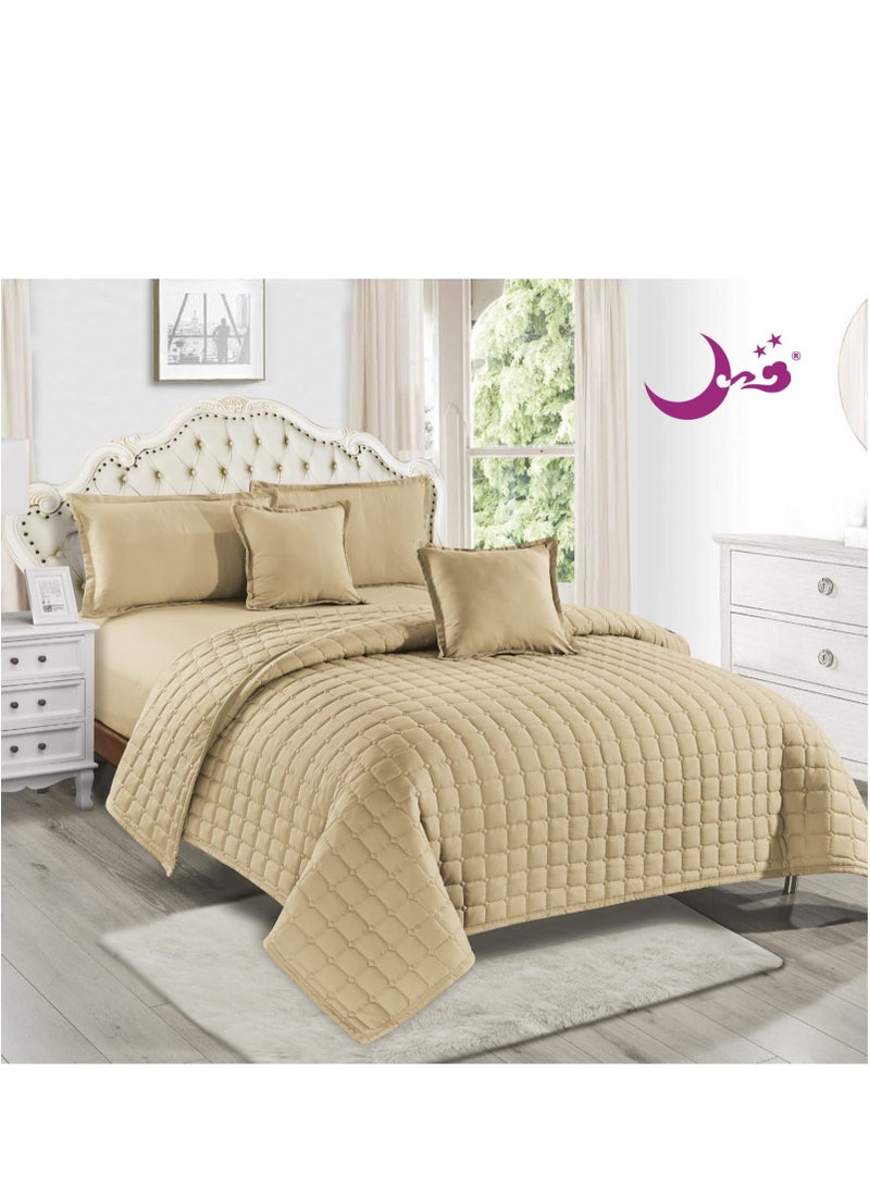 مون طقم لحاف مبطن مضغوط مكون من 6 قطع - Image 1