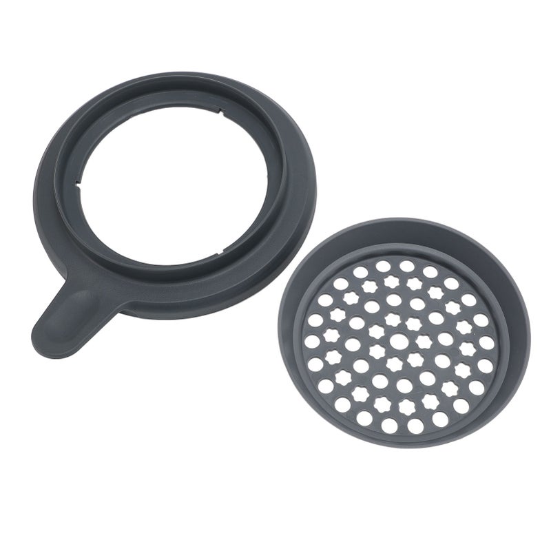 Flour Sieve And Lid Set: Safe PP Material - Versatile Baking Accessory for Thermomix TM5 TM6 Food Processor Mixers, Home Kitchens And Baking Enthusiasts - Image 2