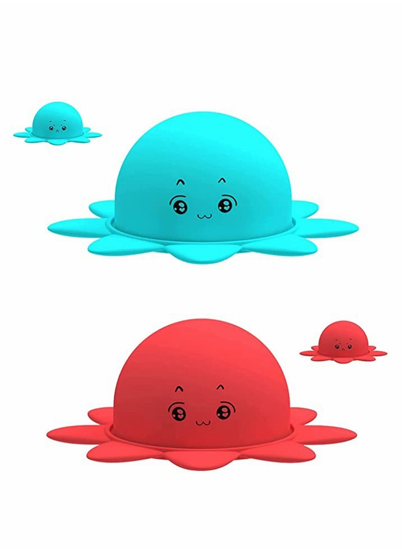 Y&D Toy, Toy Reversible Reserved Octopus, Tie Dye Simple Dimple Popping  - Image 1