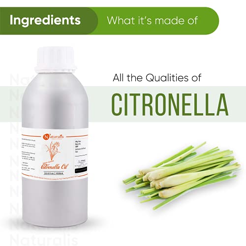 Naturalis Essence of Nature Water Soluble Natural Citronella Oil Suitable for Floor Cleaning and Room Spray 1000ml - Image 2