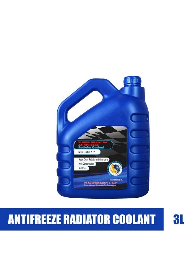 UE UE Autotech Premium 3 Liter Radiator Car Coolant - Heat Dissipation and Absorption Cooling Systems for Petrol, Diesel, and CNG Vehicles - Heavy-Duty (Pink Mix RTD)  - Image 2