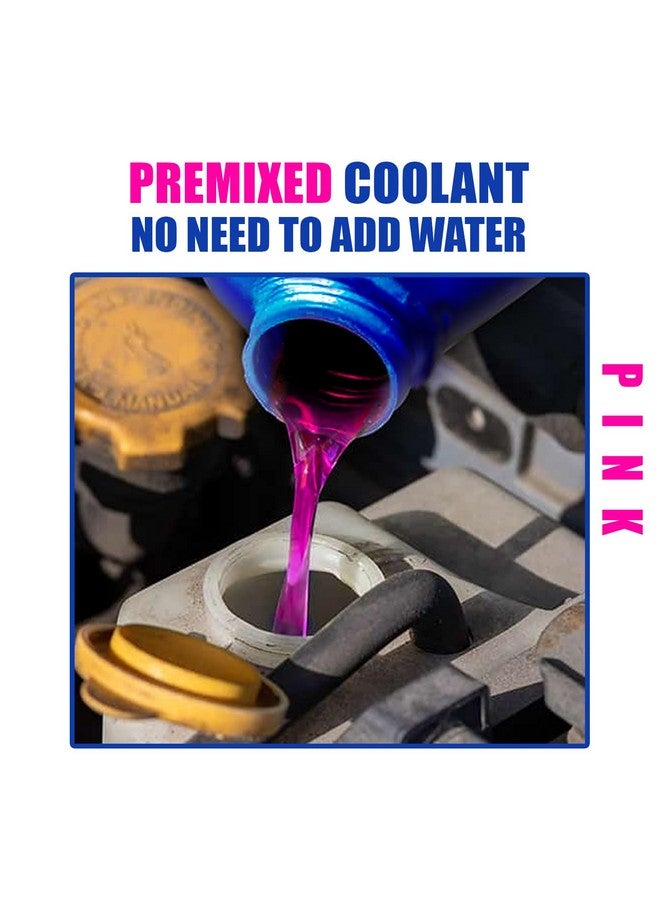 UE UE Autotech Premium 3 Liter Radiator Car Coolant - Heat Dissipation and Absorption Cooling Systems for Petrol, Diesel, and CNG Vehicles - Heavy-Duty (Pink Mix RTD)  - Image 3