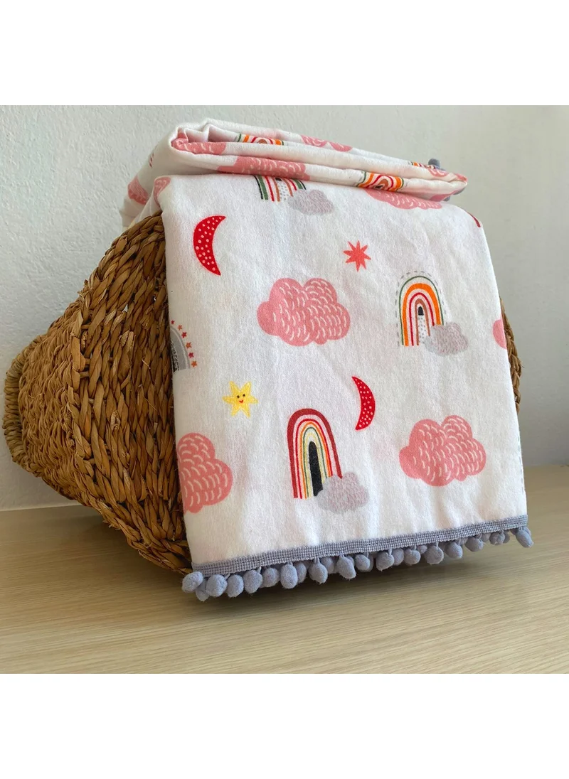 Lief Home Flannel Baby Blanket 100X115 | Double-sided