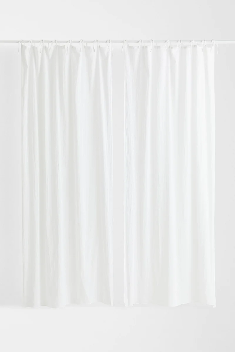 H&M 2-Pack Linen-Mix Curtains