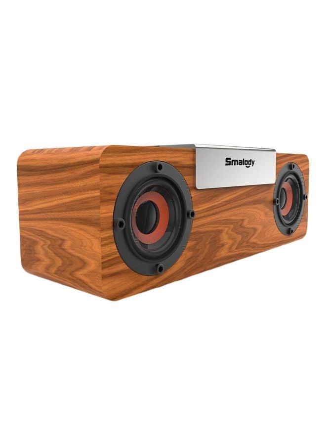 NIBEMINENT Stereo Bluetooth Speaker Wood Colorful - Image 1