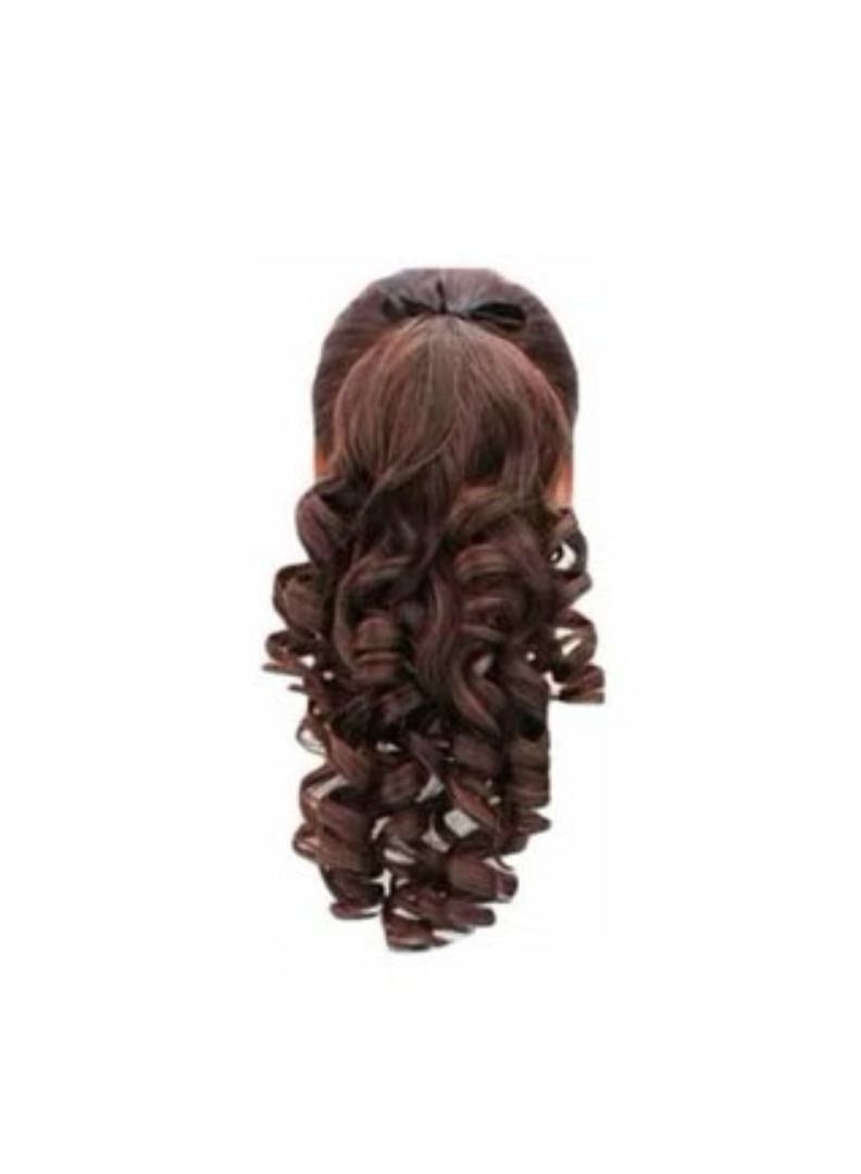 Ponytail Hair Extension Dark Brown 65cm
