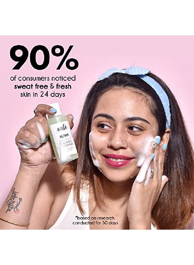 AULI LIFESTYLE Auli Alpha AHA 5% and Green Tea No Foaming Face Wash for all skin types prevents acne by cleansing out pores 100ML - Image 5