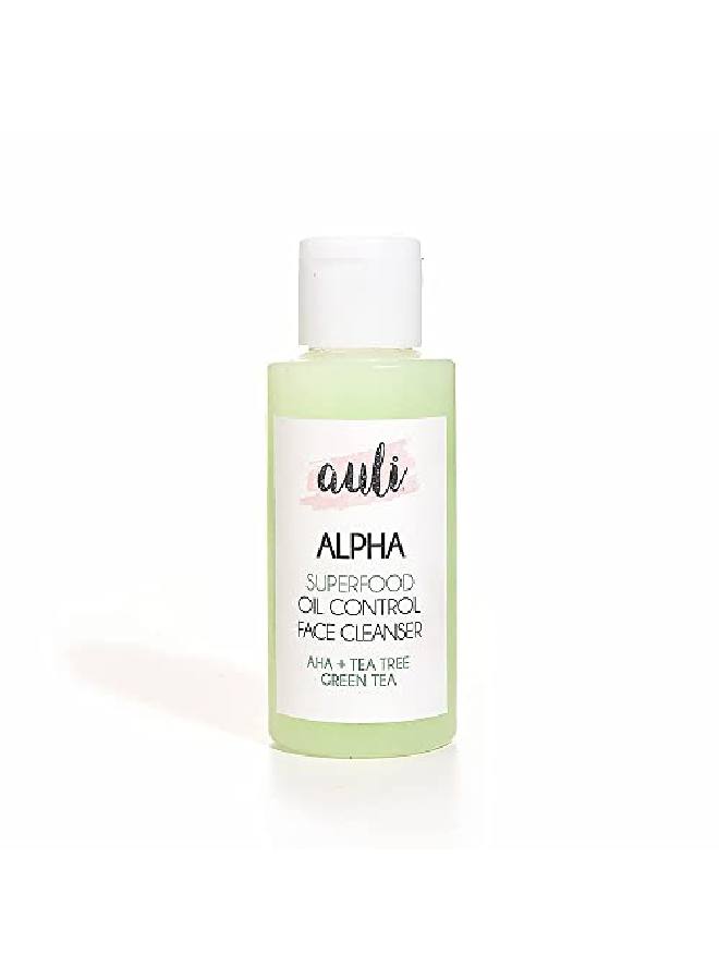 AULI LIFESTYLE Auli Alpha AHA 5% and Green Tea No Foaming Face Wash for all skin types prevents acne by cleansing out pores 100ML - Image 2