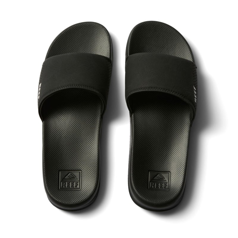 Reef Reef Men's Sandals, Reef One Slide, Black, 10  - Image 4