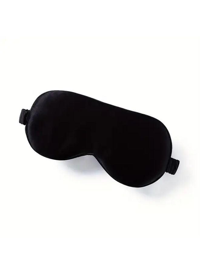 قناع النوم ثلاثي الأبعاد القابل للتعديل، مريح ومانع للضوء، أسود اللون - Image 4