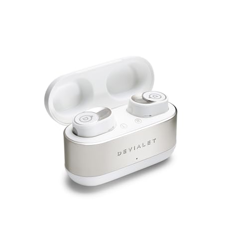 Devialet سماعات ديفيالت جيميني II اللاسلكية الحقيقية - الأبيض الأيقوني - لعشاق الصوت - الموسيقى اليومية والتنقل - وضوح صوت فائق ونقاء صوتي فعال. - Image 1