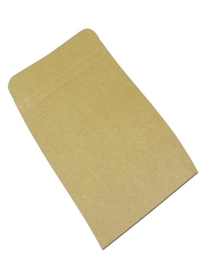 MITOB Mylar Bag Kraft Paper Foil Inner Self Standing Resealable Zipper Lock Pouch Food Stand Up Bags for Zip Packing Candy Lock (50, 5.1x8.3 inch) - Image 4