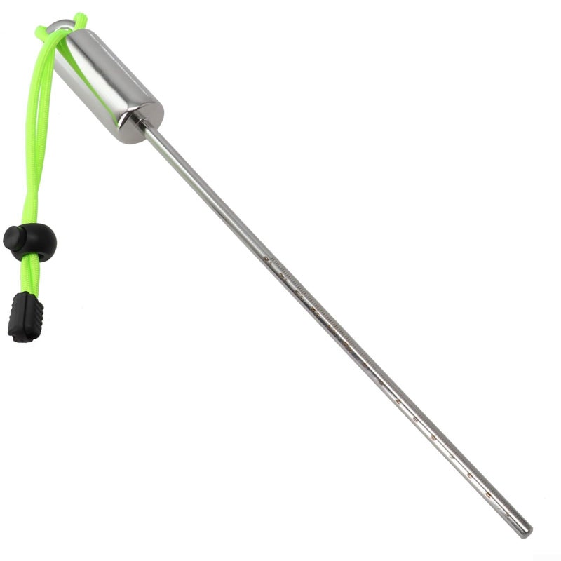 Orange Diving Rattle Pointer Rod 316 Stainless Steel Underwater Probe with Hand Strap - Image 4