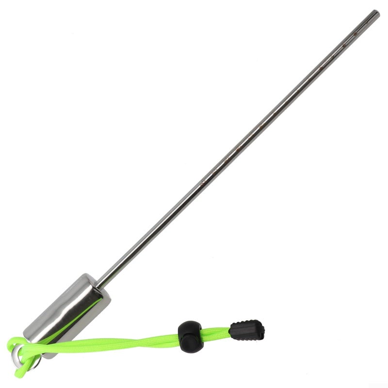 Orange Diving Rattle Pointer Rod 316 Stainless Steel Underwater Probe with Hand Strap - Image 3