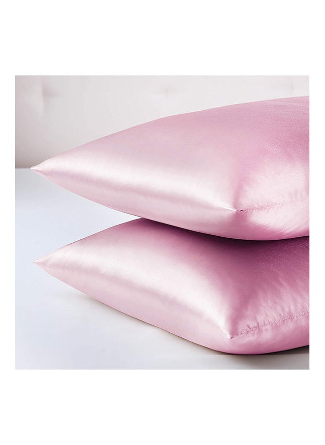 SpireHues Set of 2 Satin Pillowcase With Hidden Zipper  - Image 3