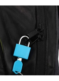 Goolsky Multipack 4 pcs Durable Metal Padlocks - Small Multicolor Keyed Locks for Luggage, Gym & School Security  - Image 2