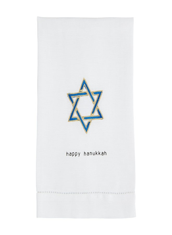 Mud Pie Hanukkah Towel, Star 21" x 14"