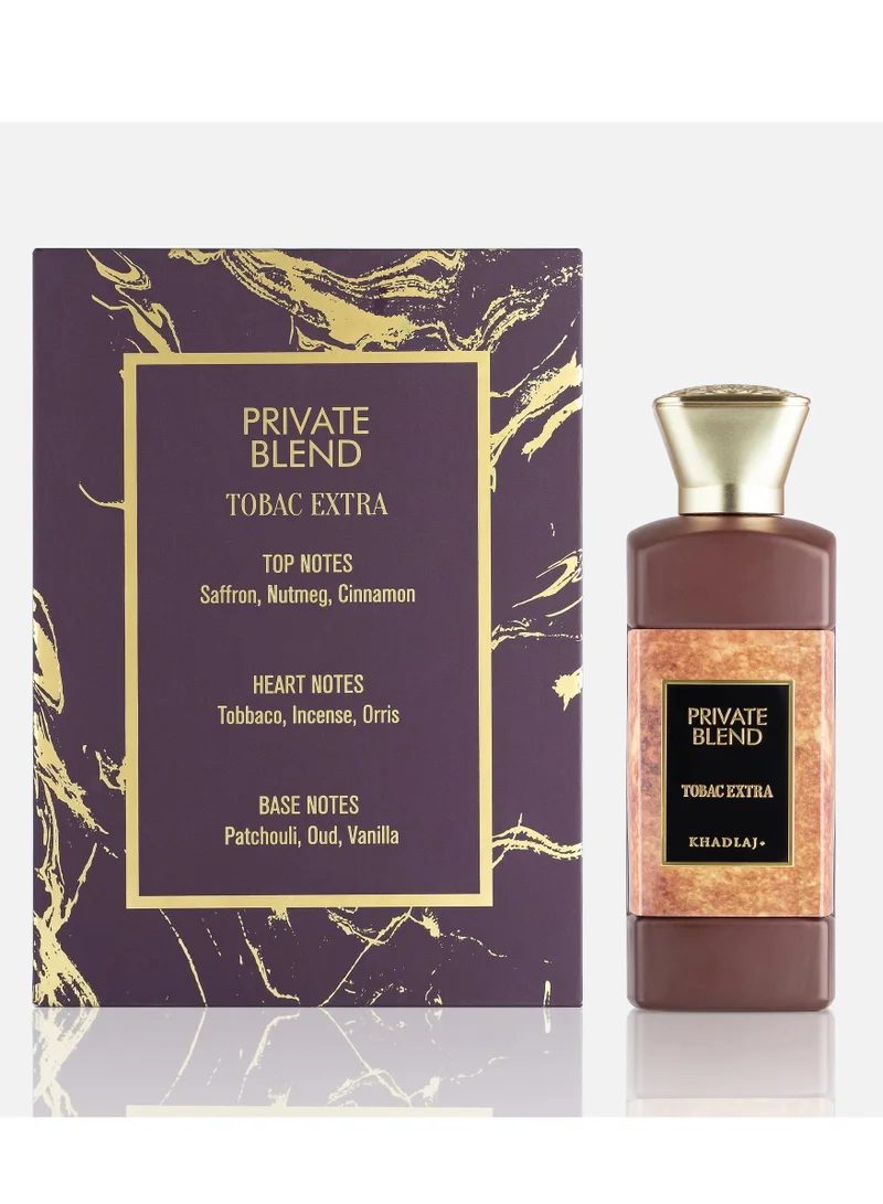 Khadlaj Perfumes  PRIVATE BLEND TOBAC EXTRA EXTRAIT DE PARFUM 100 ML for Men | Best Price UAE