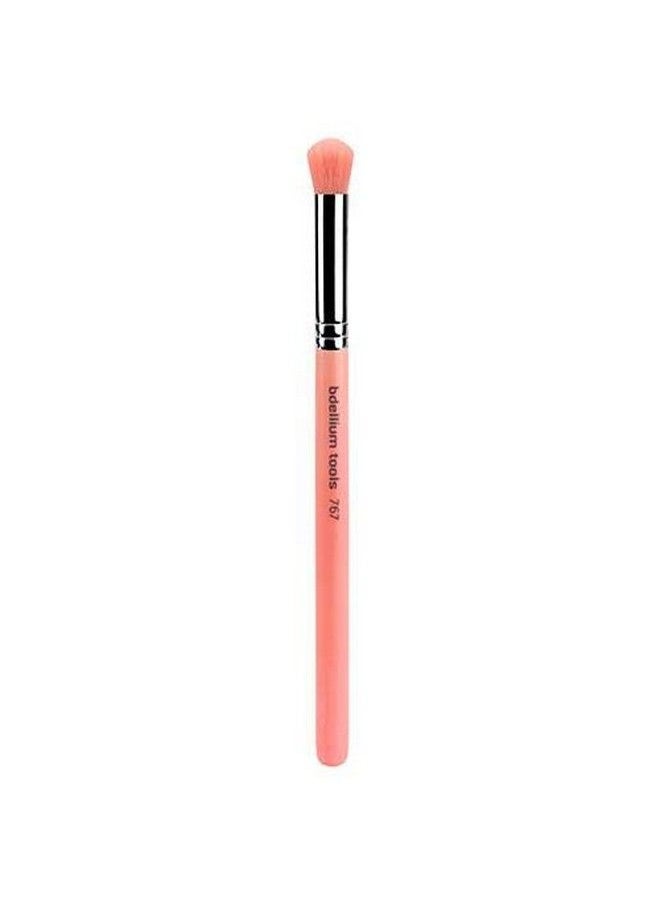 Bdellium Tools Professional Makeup Brush Pink Bambu Series 767 Round Dome Blender  - Image 2