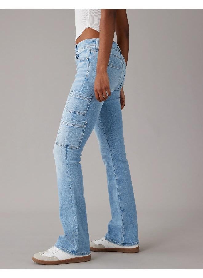 American Eagle - AE Stretch Low-Rise Kick Bootcut Jean - Image 1