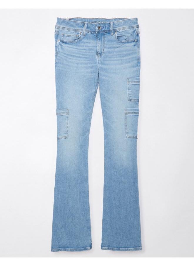 American Eagle - AE Stretch Low-Rise Kick Bootcut Jean - Image 1