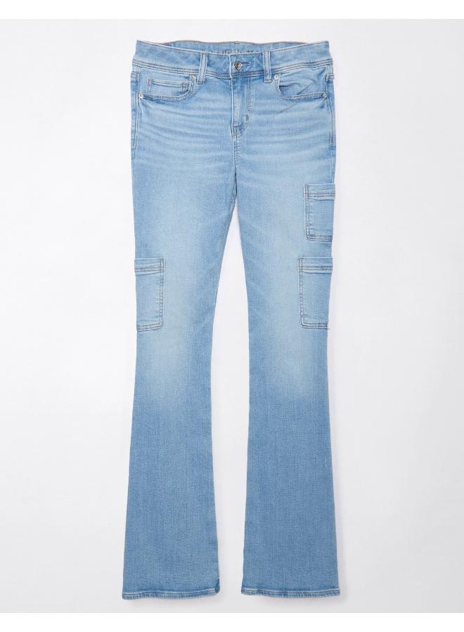 American Eagle AE Stretch Low-Rise Kick Bootcut Jean  - Image 3