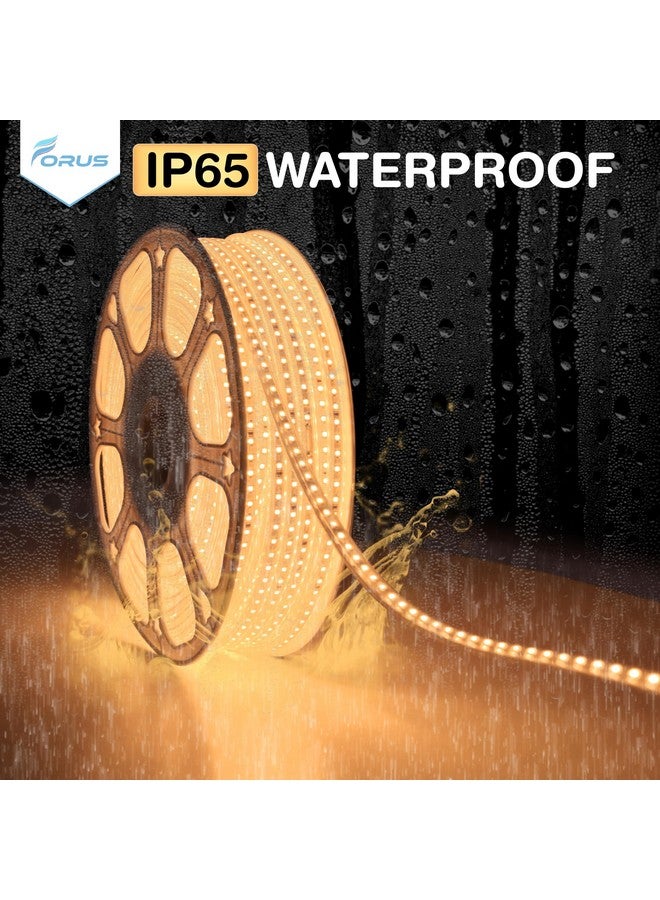 Forus LED Rope Light 25 Meter 2 Year Warranty, Outdoor Waterproof Decorative Cove Lights for Ceiling, Balcony, Home Decor, Interior Decoration, Flexible Profile Light for Diwali, Christmas -Warm White - Image 5