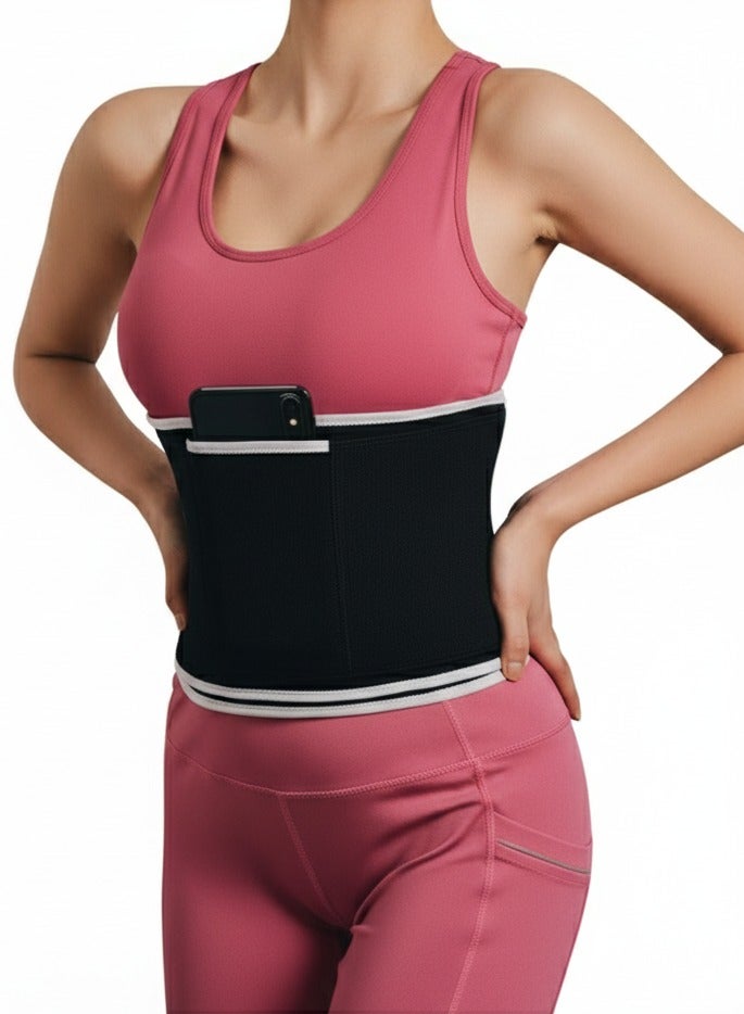 X Vision Latest waist trainer for slimming body shape and burning fat with advanced design, with mobile phone holder, ideal for training and high-intensity exercises - Image 1