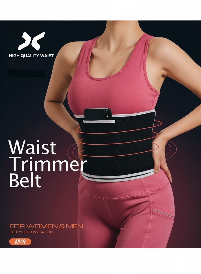 X Vision Latest waist trainer for slimming body shape and burning fat with advanced design, with mobile phone holder, ideal for training and high-intensity exercises - Image 2