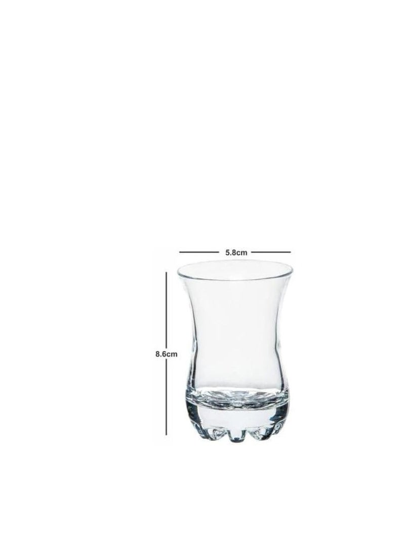 Pasabahce Sylvana Estekana (110ml) Set of 6 Cups Clear - Image 3