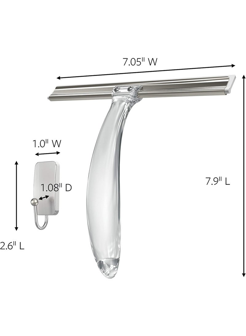 كوماند ممسحة للحمام مع علّاقة من النيكل المصقول - Image 2