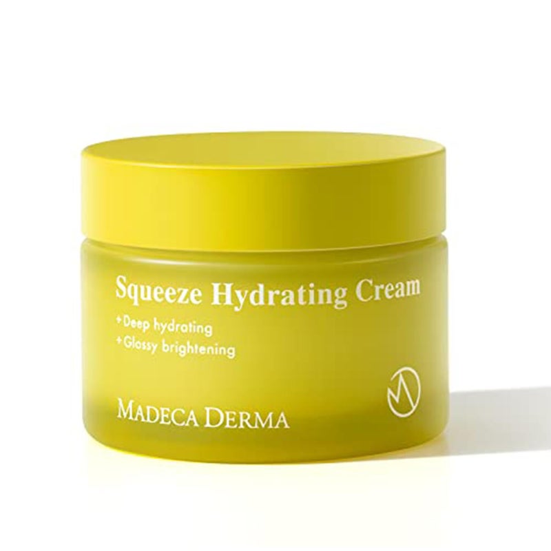 MADECA Madeca DERMA Squeeze Hydrating Facial Cream  Hydration  Brightening with Prickly Pear Cactus Carica Papaya and Centella Asiatica Korean Skincare for Moisturizing  Skin Repair 169 fl oz 
