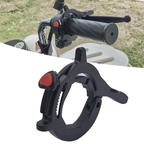 ijuicy Motorcycle Cruise Control Assist Motorcycle Throttle Lock Throttle Cruise Control Motorcycle Cruise Control Throttle Clamp Universal Motorcycle Throttle Accessories Black - Image 1