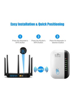 General WiFi Extender, HYCLAM 300Mbps WiFi Range Extender with AP/Repeater Mode and WPS Capabilities, WiFi Repeater with Ethernet Port, Quick Setup, Home Wireless Signal Booster  - Image 3