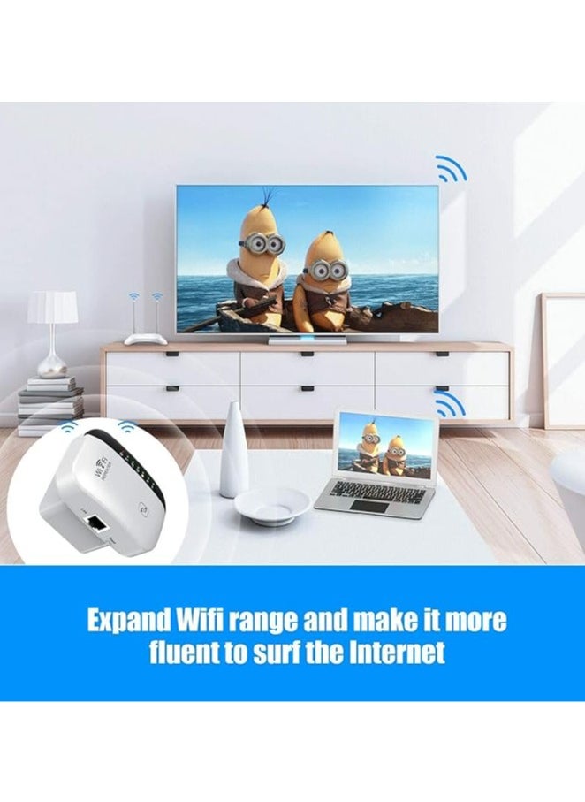 General - WiFi Extender, HYCLAM 300Mbps WiFi Range Extender with AP/Repeater Mode and WPS Capabilities, WiFi Repeater with Ethernet Port, Quick Setup, Home Wireless Signal Booster - Image 1