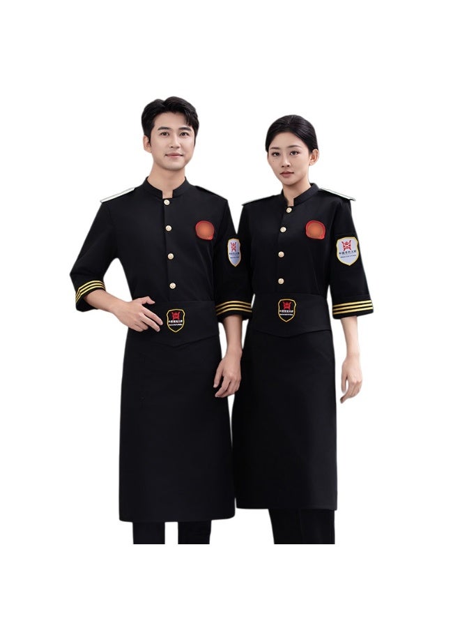 KUYING New Chef Workwear Top+Apron Set - Image 1