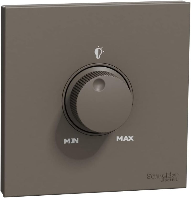 Schneider Electric AvatarOn C Dimmer and Switch - Dark Grey - Image 1